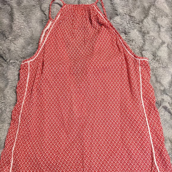 Joe Fresh Red Patterned Tank - Picture 2 of 5